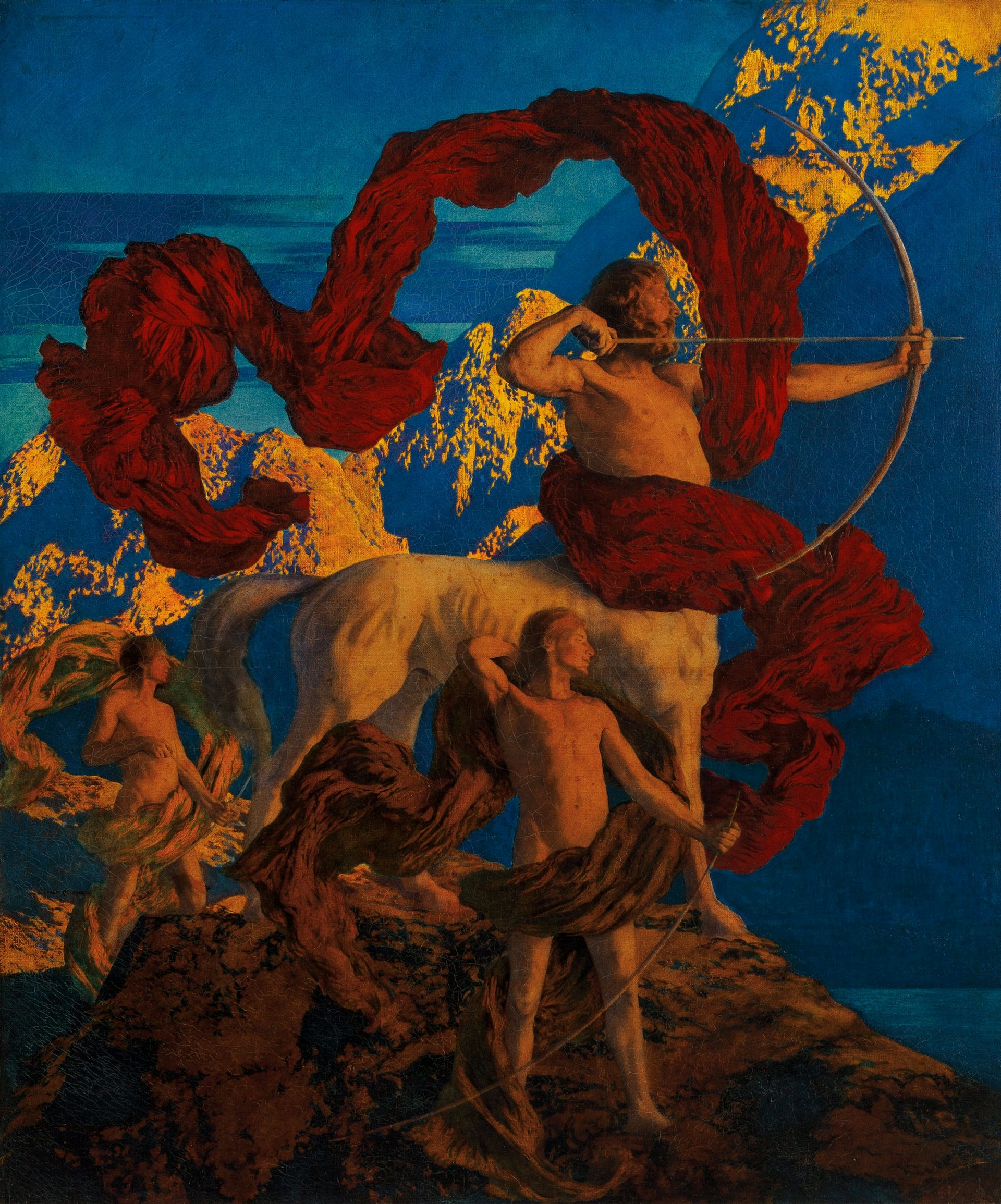 Jason and his Teacher by Maxfield Parrish, 1909